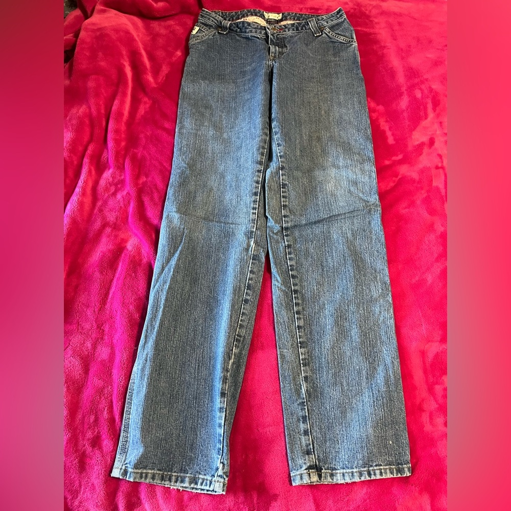 Wrangler Straight Leg Blue Jeans
